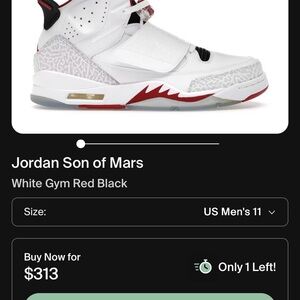 Jordan Son of Mars Men's White Gym Red Black Athletic Shoes